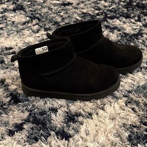 Black Suede Ankle Boots